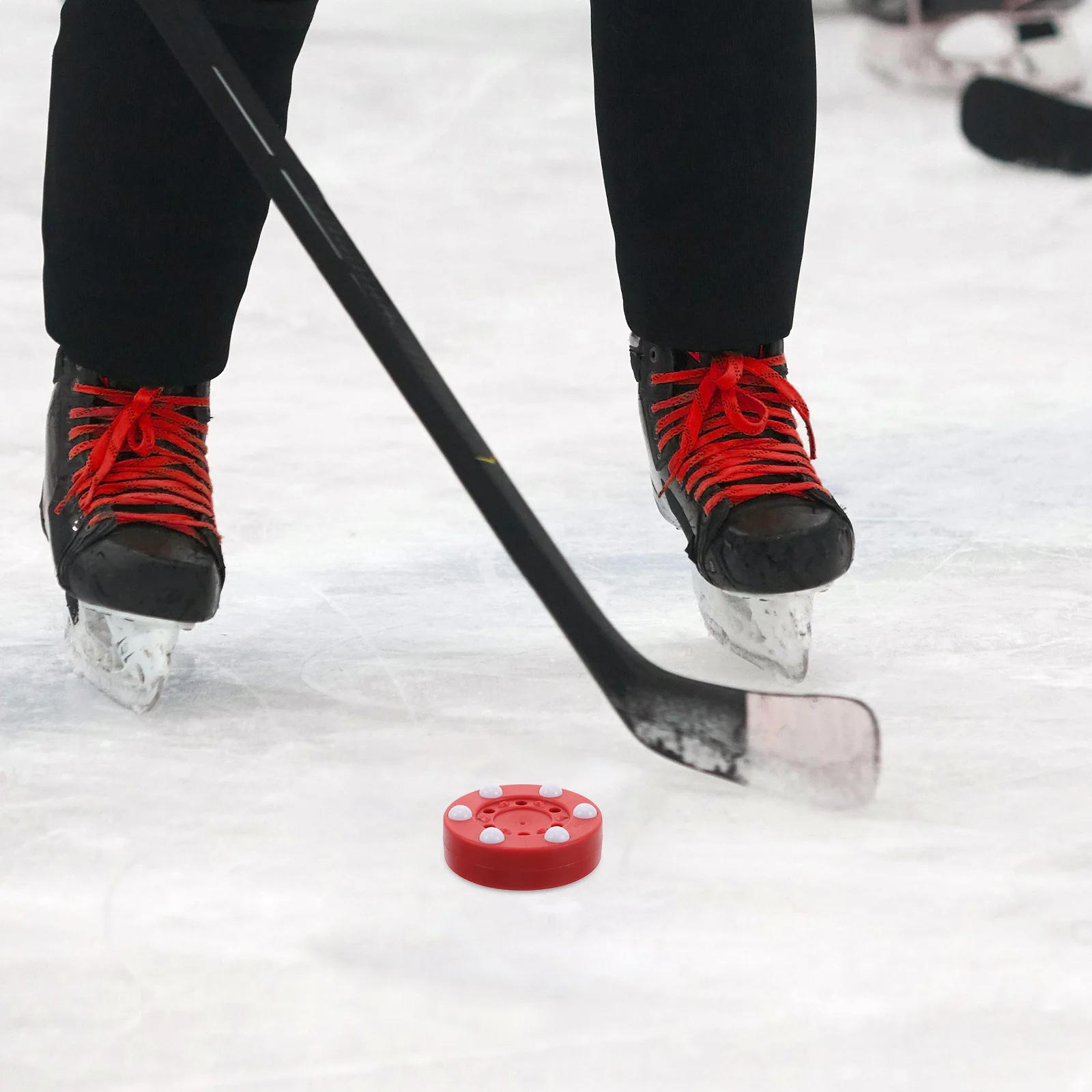 

1pc Roller Hockey Puck Professional Training Equipment For Outdoor Indoor Use Durable Ground Hockey Puck Practice Tool For Men