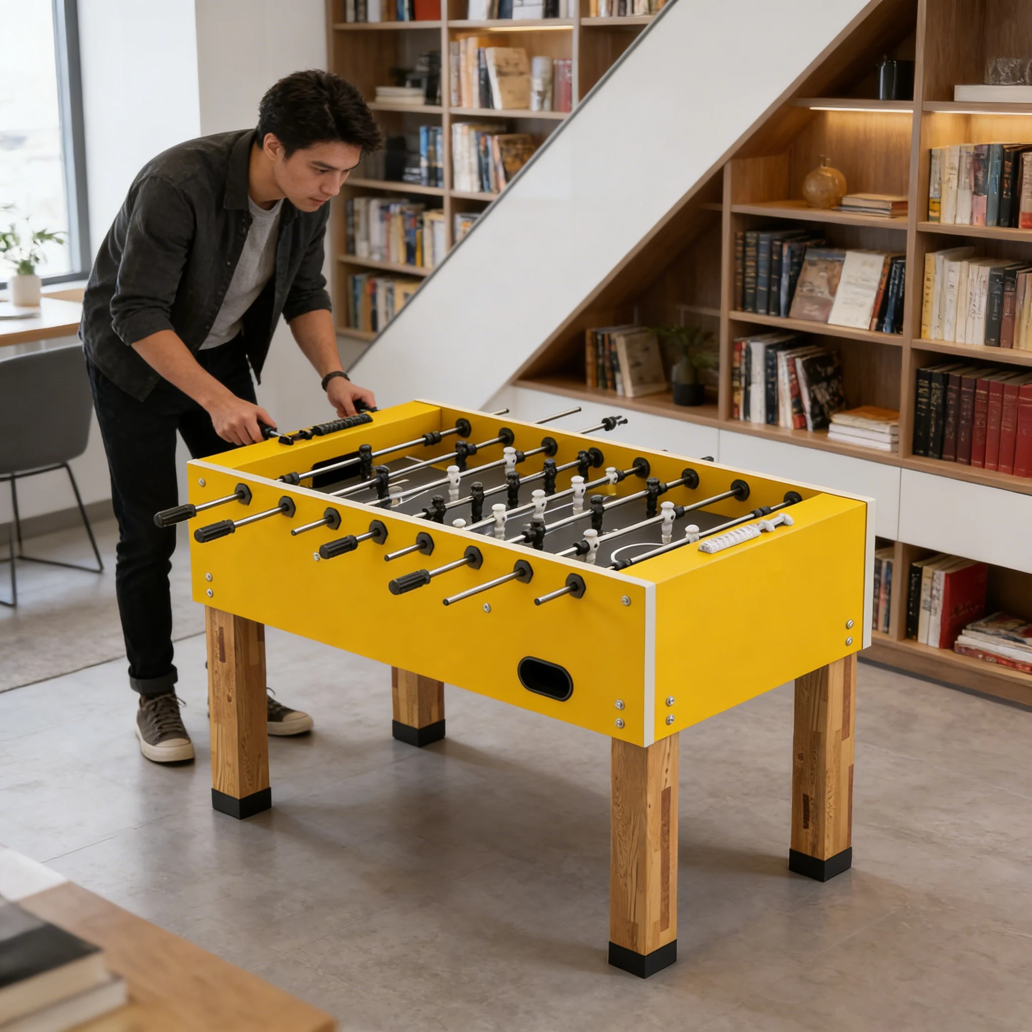 2026Wholesale High Performance Wooden Table Soccer Football Football Table Game Exciting Interactive Gear for All Ages