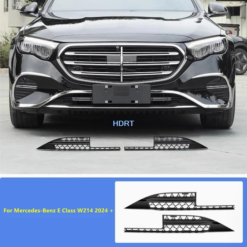 

For Mercedes-Benz E Class W214 2024 + Car Styling Front Bumper Racing Grills Water Tank Dust Cover Insect Proof Net Accessories