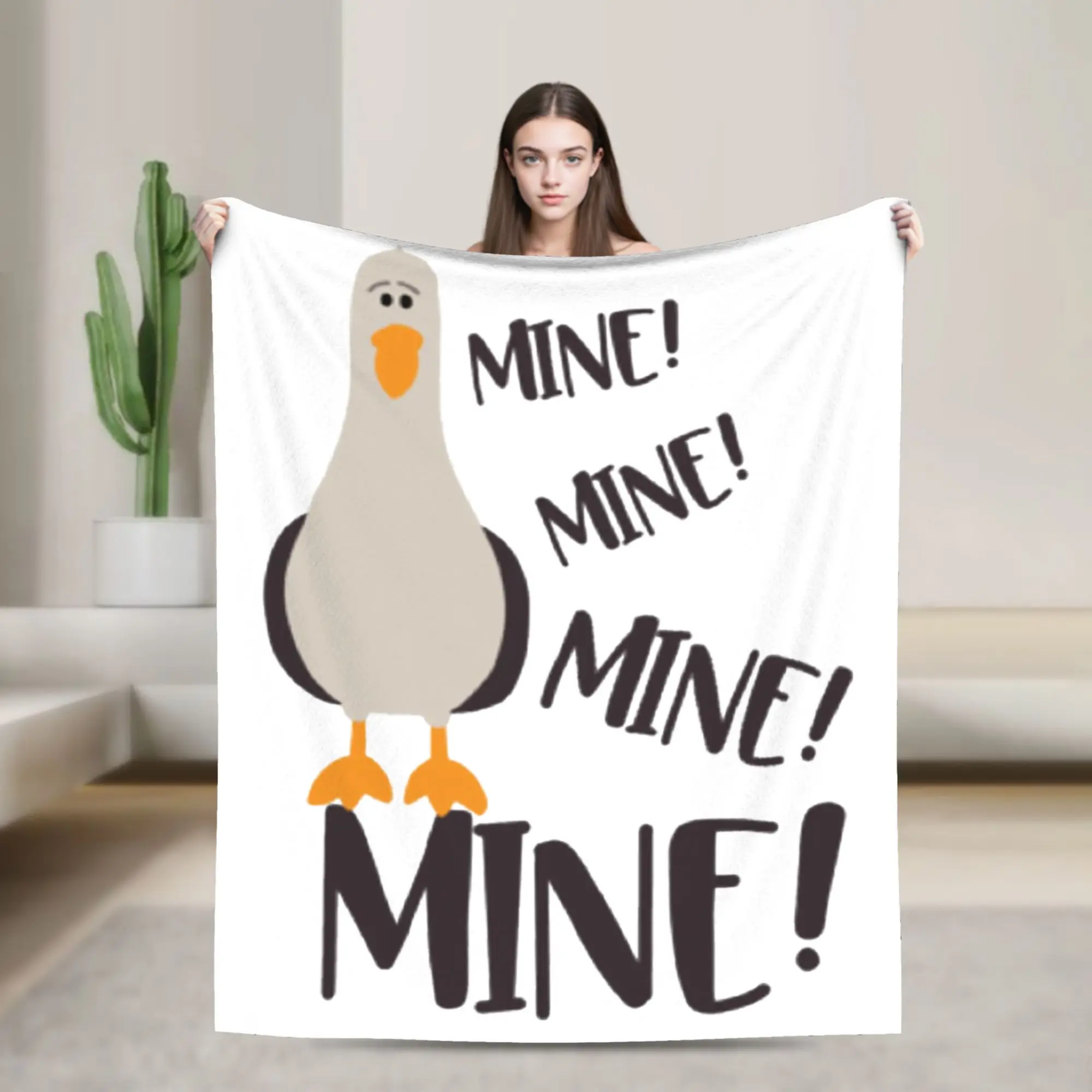 Buscando a Nemo Mine manta de gaviota franela de dibujos animados novedad mantas cálidas para colcha de verano