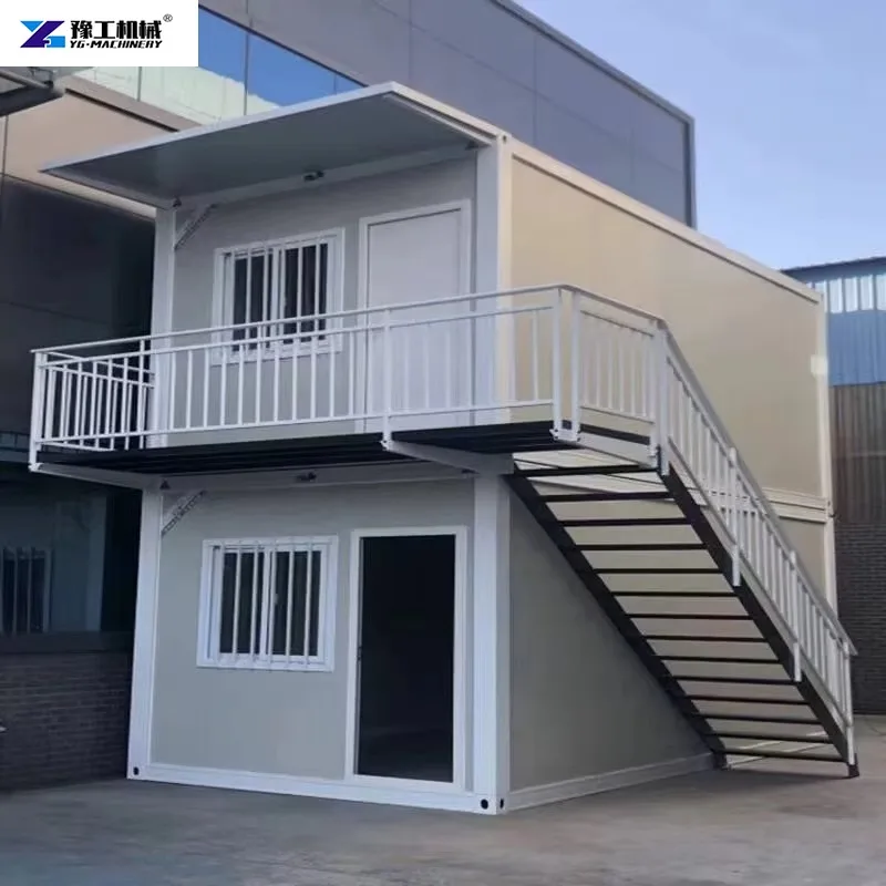 Custom 20ft Luxury Mini Container Cottage House Homes - Modern Mobile Prefab Light Steel Tiny House Flat Villa Pack