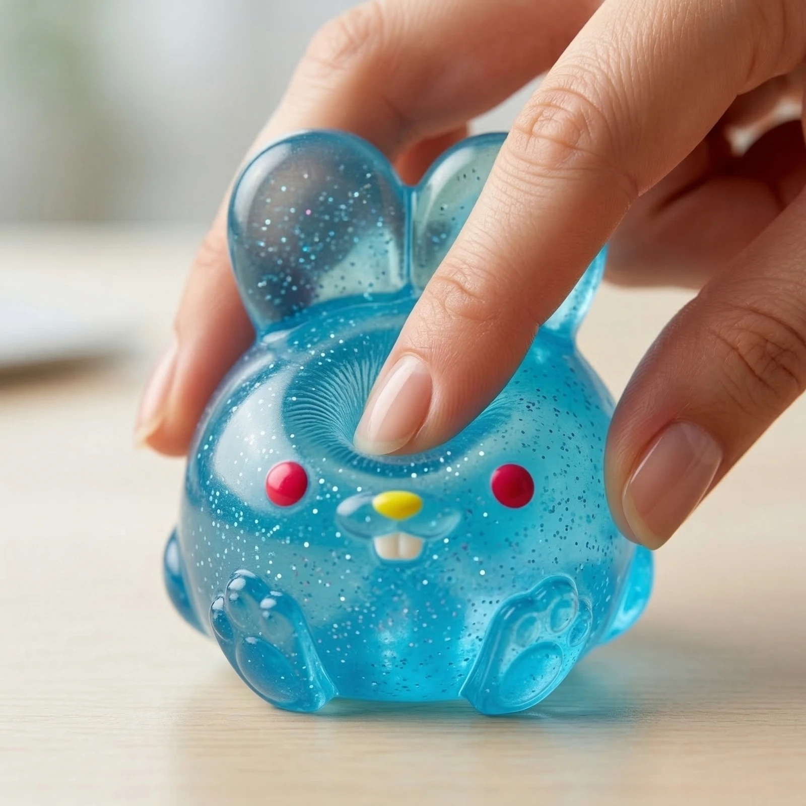 Schylling Needoh Nice Cube Sensory Fidget Cube Stress Relief Squishy Cube Anti-Anxiety Squeeze Object For Focus ADHD Population