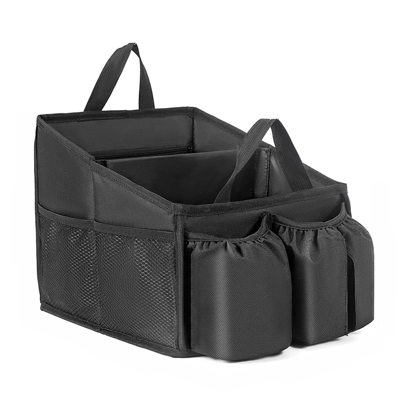 SEAMETAL Car Seat  Organizer Large Capacity Rear Seat Storage Bag for Outdoor Food Drink Collector Camping Activities Accessory
