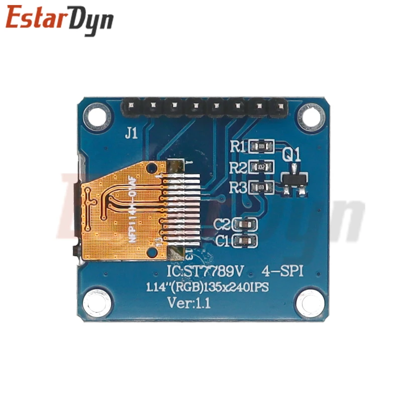 1.14 inch 3.3V 8PIN SPI HD Full Color TFT Display Screen ST7789 Drive IC 135*240