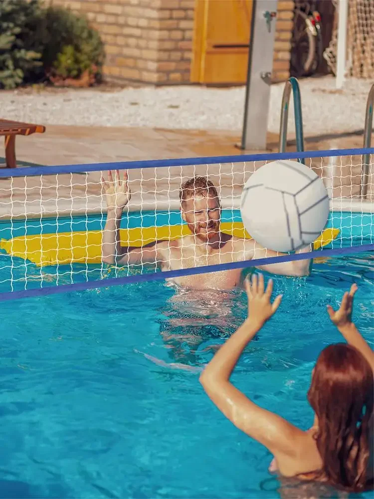 

Portable 15 x 3ft Volleyball Net for Adult Pool Volleyball Net Replacement Water Game Polyethylene Entertainment Volleyball Net