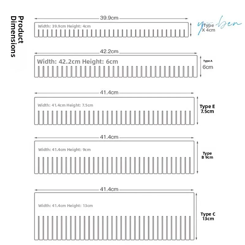 Plastic Hospital Drawer Divider Wardrobe Partition Life Saving Car Partition Grid Combination Storage Box Bag Accessories