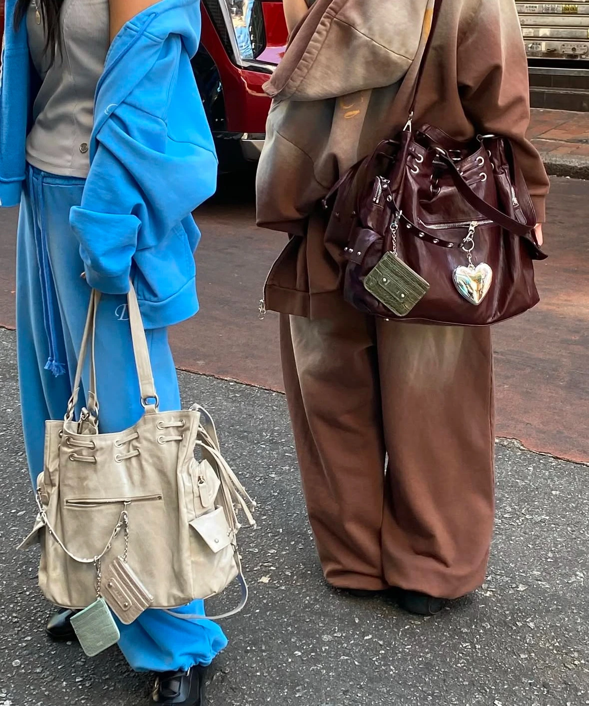 حقيبة دراجة نارية ذات علامة تجارية متخصصة، حقيبة كتف جديدة برباط وجيب برباط للنساء #6