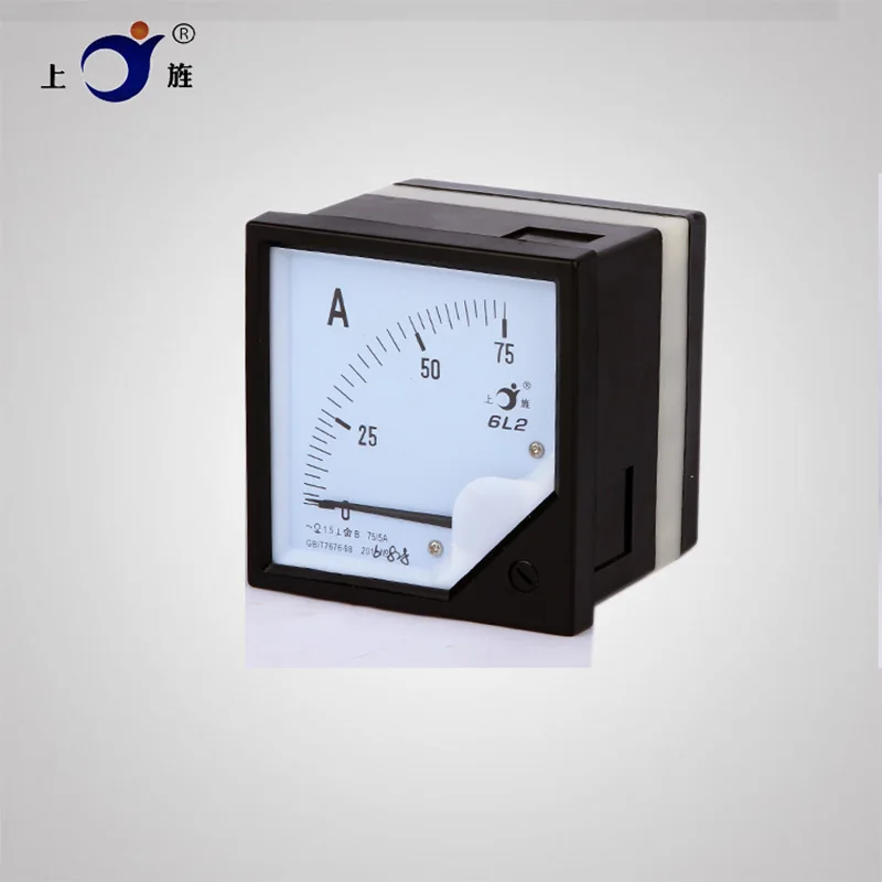 6L2 AC Analog Panel Ammeter Current Ampere Meter 1A 2A 3A 5A 10A 20A 30A 100A/5A 150A/5A 200A 300A 500A Mechanical Current Meter