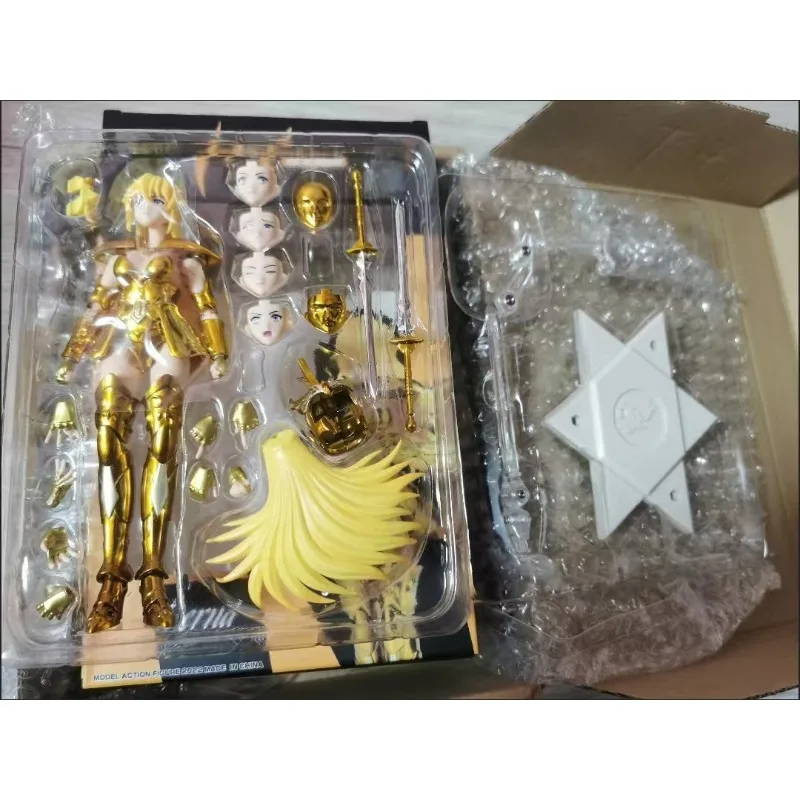 

GT Saint Seiya Cloth Myth EX Gold Knights of The Zodiac Action Figure Scorpio Geraldine/Virgo Verna/Aries Dolores/Pisces Venus