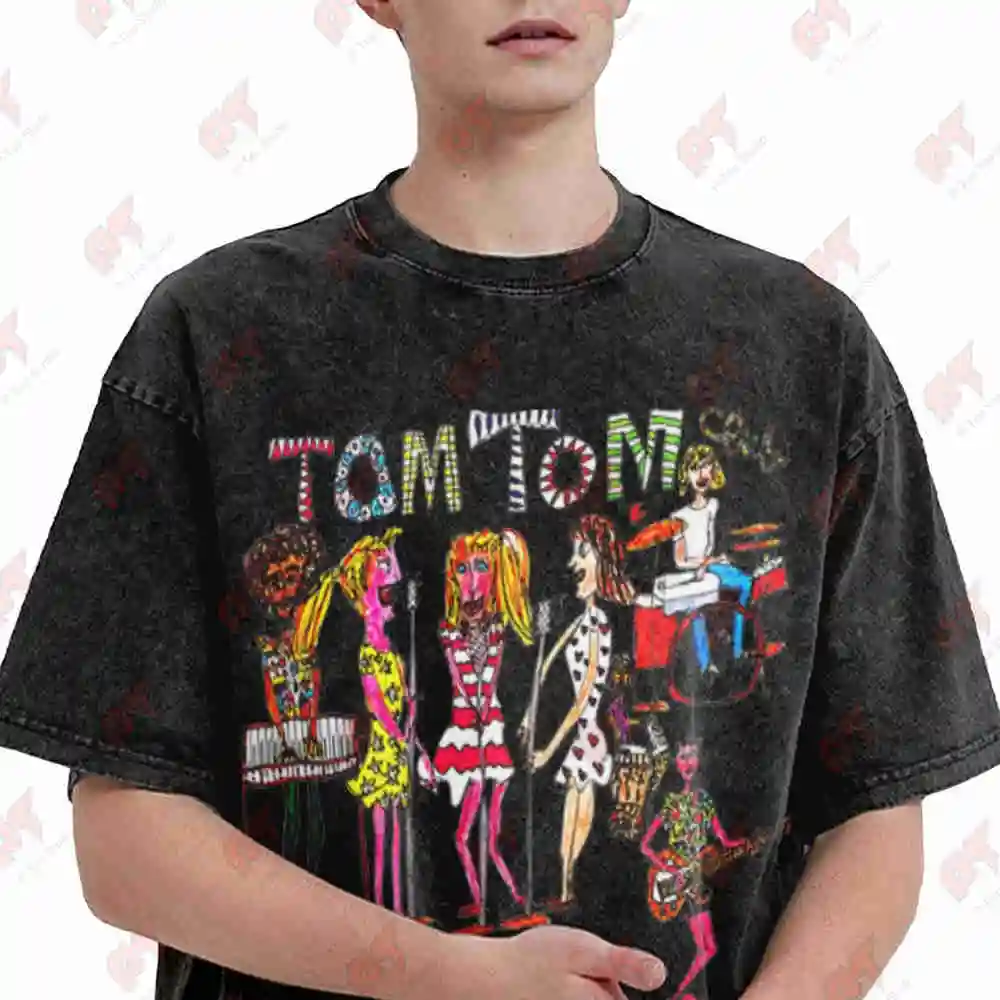 Tom Club Wordy Rappinghood Genius Of Love Talking Heads Vintage Washed Tee Pure Cotton T-Shirt