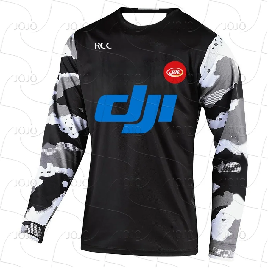 

MTB DH T-shirt, Motorcycle BMX Endurance Sweatshirt, Mountain Bike, Men's Off-road Motorcycle, Quick Drying Long Sleeved Jersey