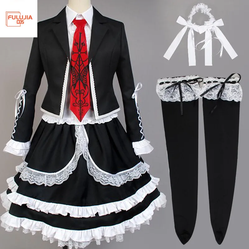 

Fulujiacos Celestia Ludenberg Cosplay Costume Yasuhiro Taeko Cosplay Wig