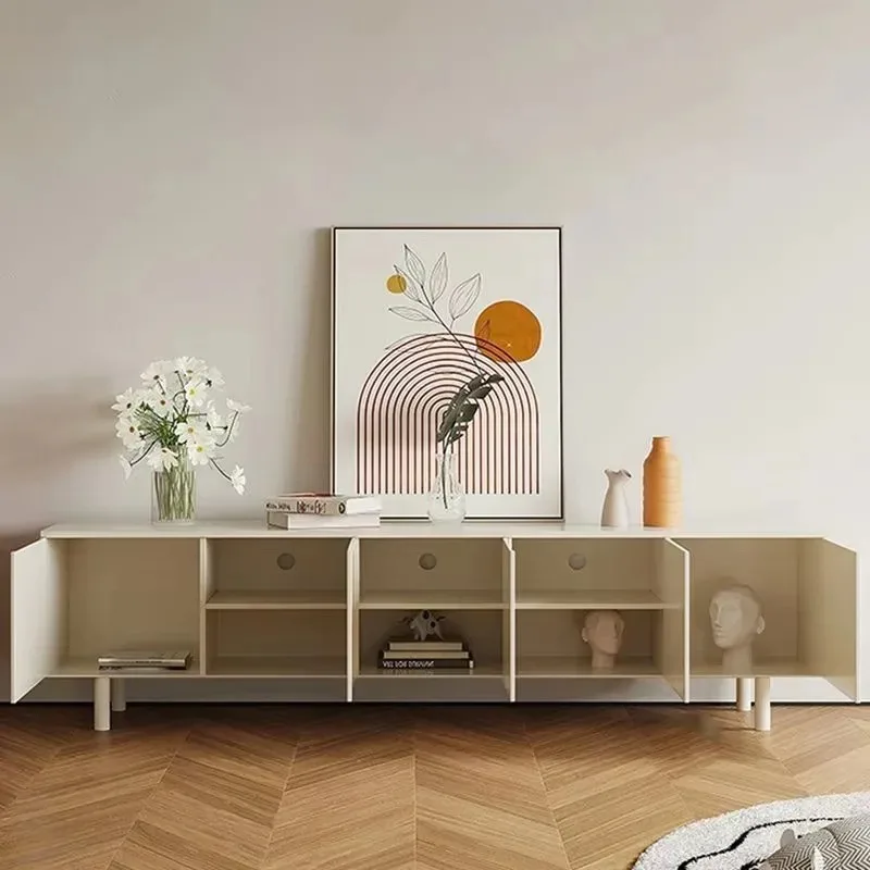 

Luxury White Tv Stand Elegant Storage Simple Display Fashion Interior Tv Cabinet Unique Design Archivadores Home Decoration
