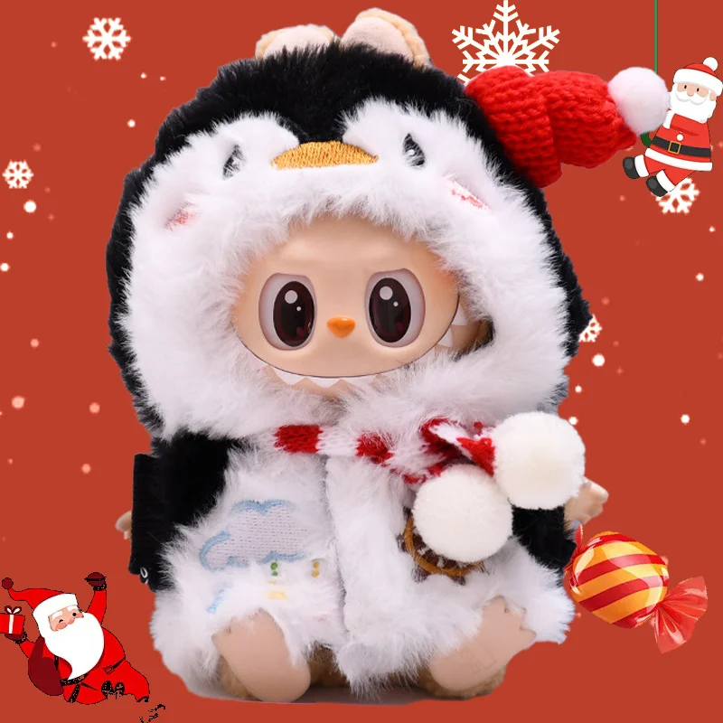 

Одежда для кукол V1 V2 V3, рождественские наряды, новогодние плюшевые наряды со снеговиком и пингвином, одежда для кукол, аксессуары для кукол