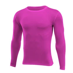 Men Women Kids Children Boy Girl Compression Running Long T Shirt Fitness Sport Basketball Football Gym Sportswear Clothes E689