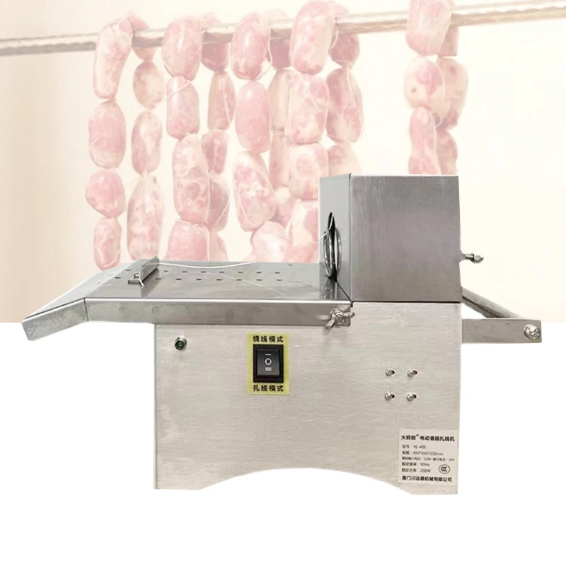 Por operación manual Máquina para atar salchichas de 32/42 mm Máquina para encuadernación de salchichas a la venta