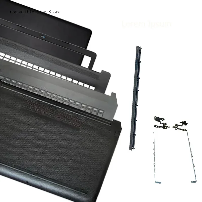 P NEW For HP 17-BY 17-CA 17T-CR 17Q-CS 470 G7 LCD Back Cover Front Bezel Hinges Palmrest Bottom Case Black L22508-001 L22515-001