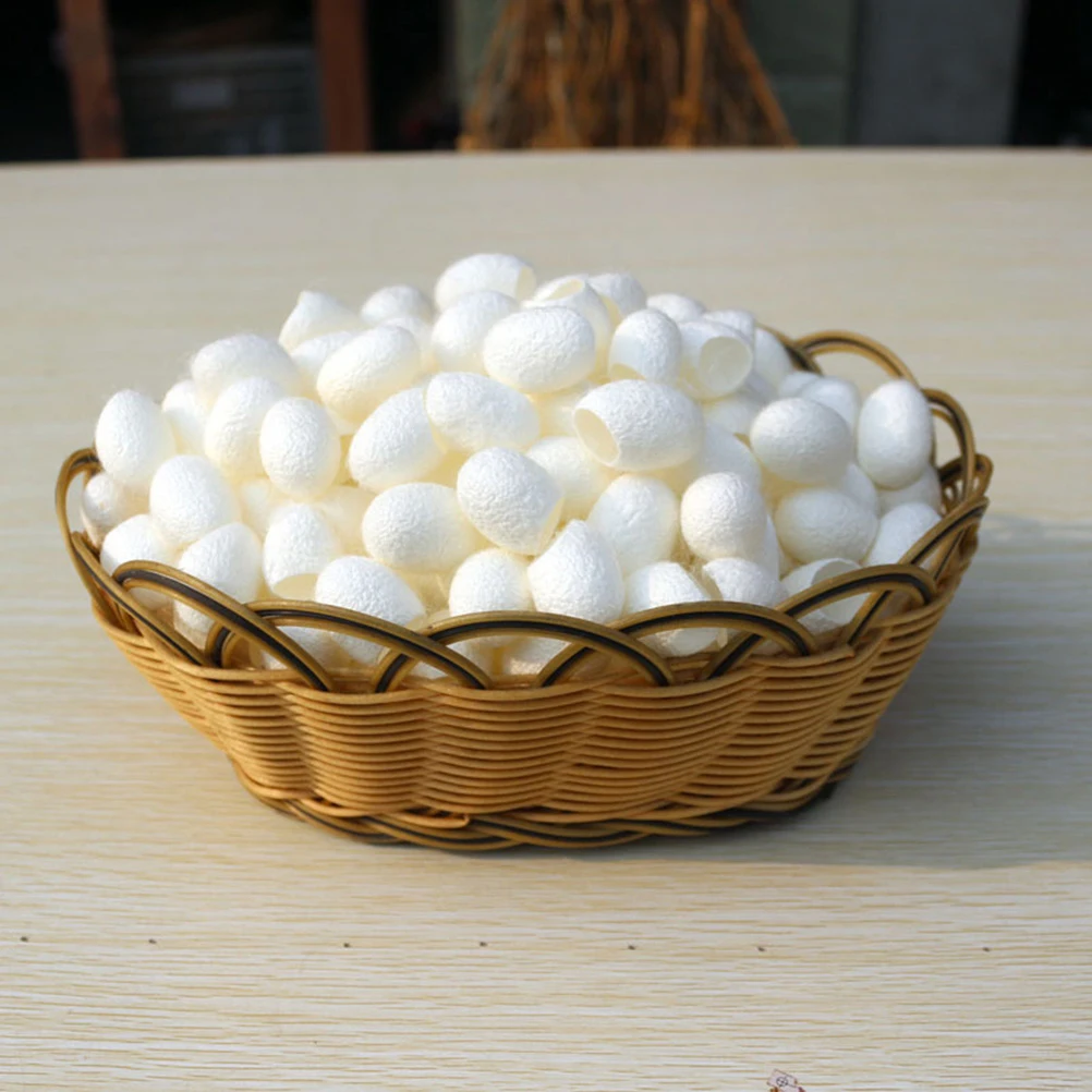 

90pcs Natural Silkworm Face Brushes Care Exfoliator Blackheads Removal Cleansing Tool For Smooth Whitening