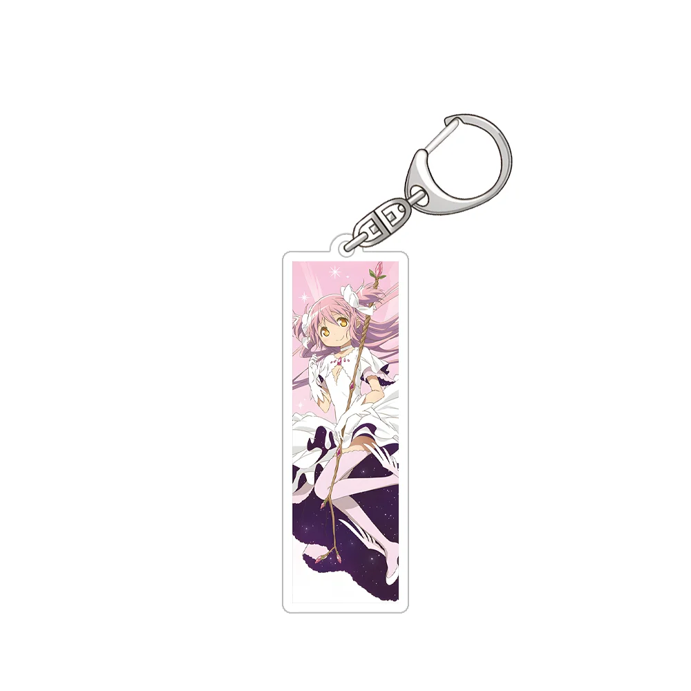 Puella Magi Madoka Magica Madoka Kaname Homura Akemi Mami Tomoe Sayaka Miki Kyoko Sakura Official Acrylic Keychain Bag pendant