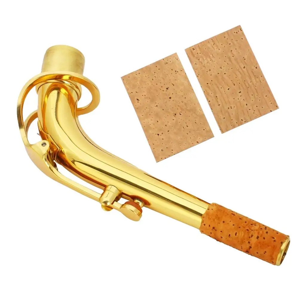 Tooycomparator-Saxophone professionnel en liège naturel, manche soprano/ténor/alto, accessoires de calcul musical, 61x40x2mm, 2 pièces