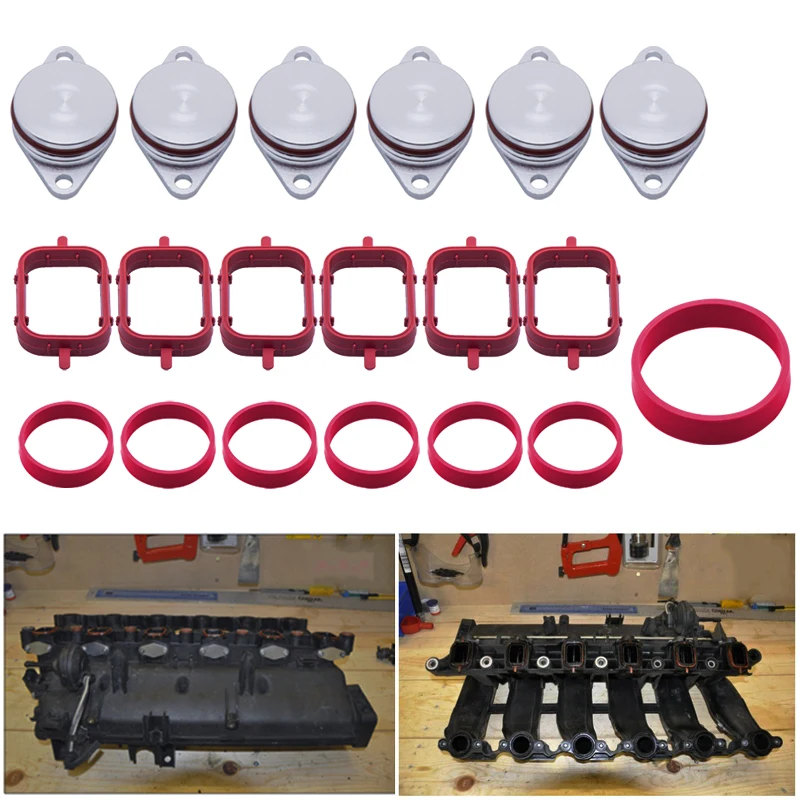 6*22mm / 6* 33mm Swirl Blanks Flaps Repair Delete Kit for BMW E87 E46 E90/91/92 E39 E60/61 E38 E65 E83 E53 E70 M47 M57 ect.