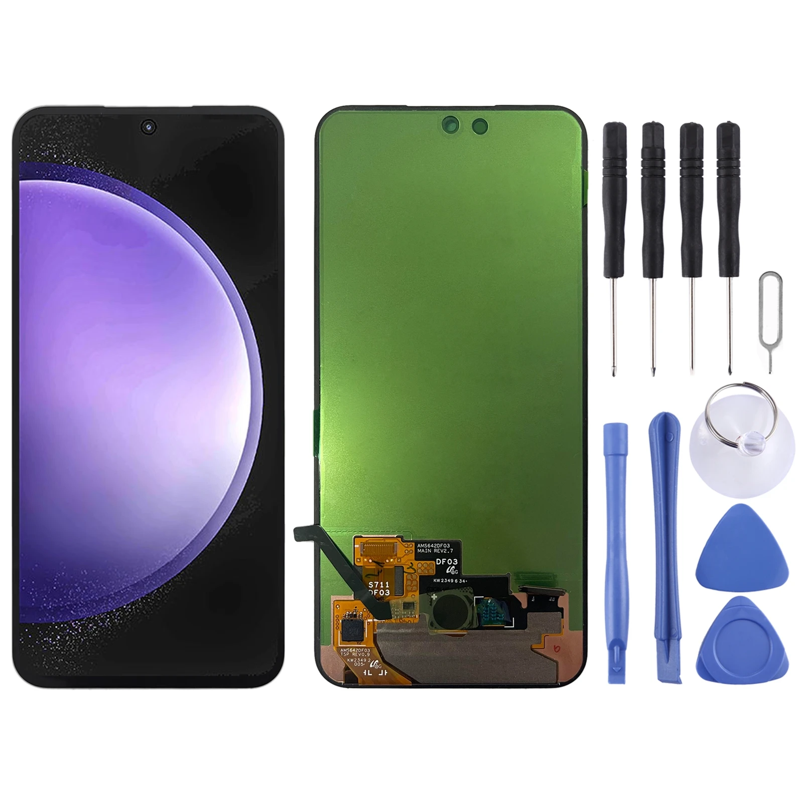 

For Samsung Galaxy S23 FE SM-S711B LCD Screen with Digitizer Full Assembly