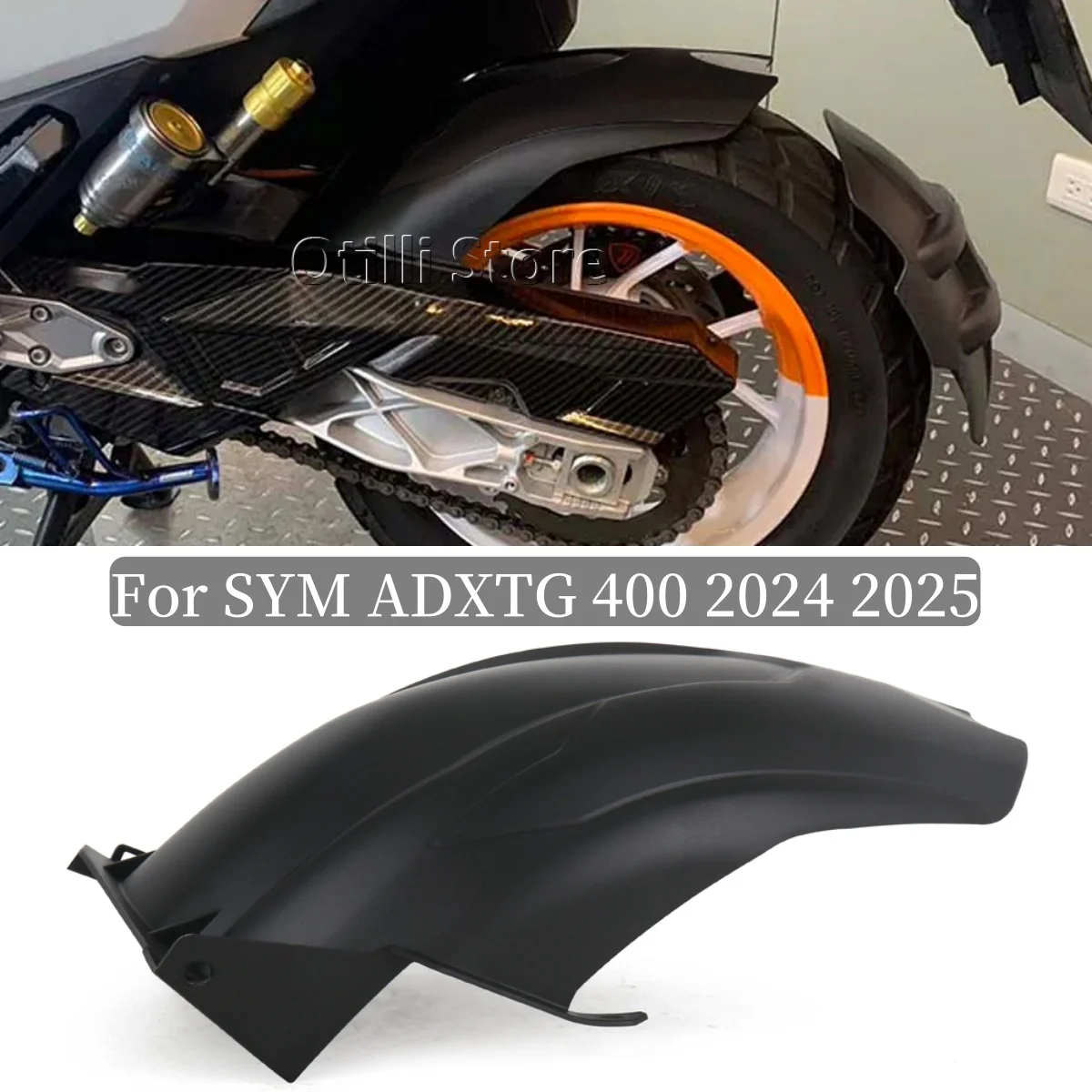

Аксессуары для мотоциклов, заднее крыло из АБС-пластика, брызговик для SYM Adxtg 400 ADXTG400 ADXTG 400 2024 2025