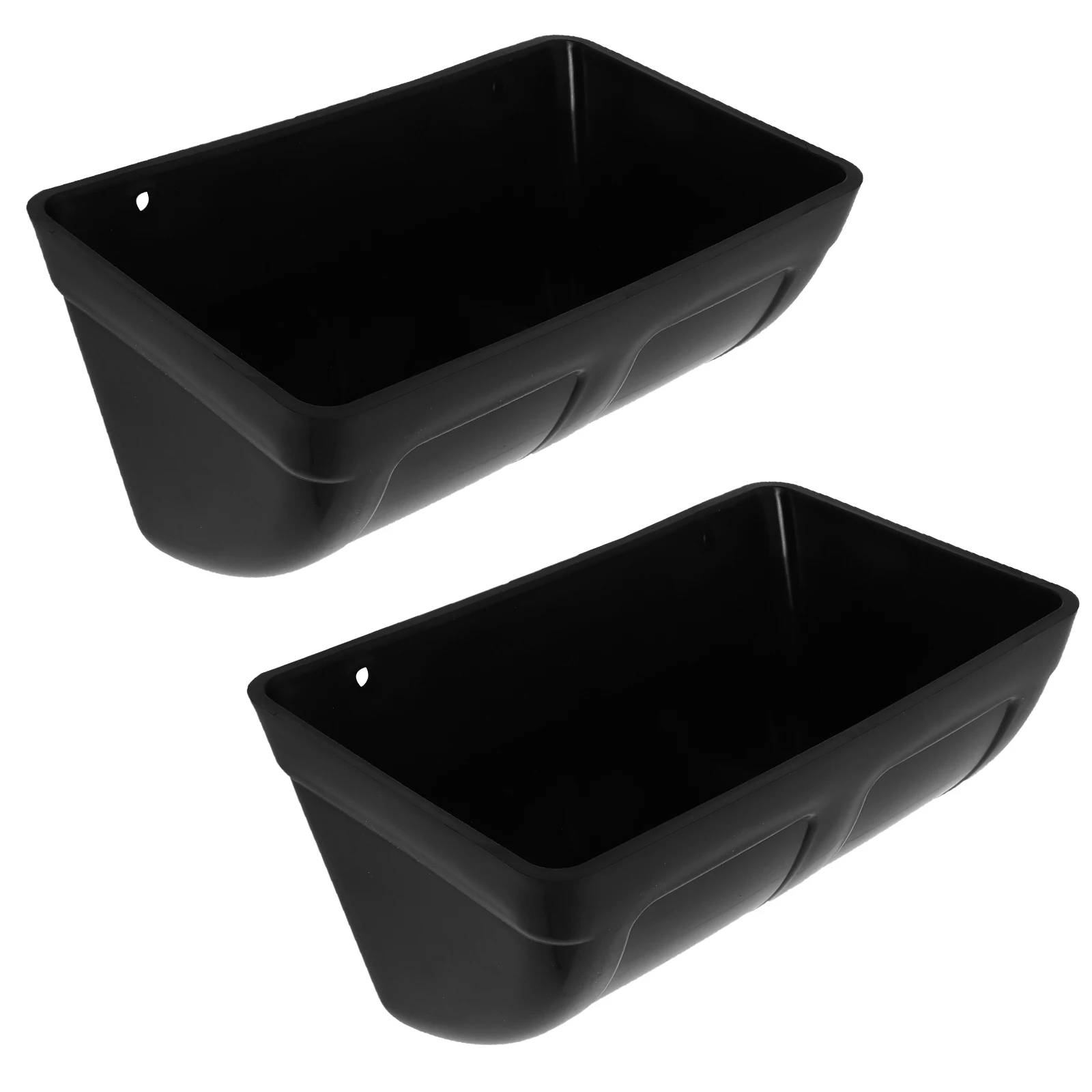 

2 Sets Automatic Feeder Dish for Birds Chicken Feeders Feeding Container Poultry Coop Rack Animals Pp Brooder Plate Chicks