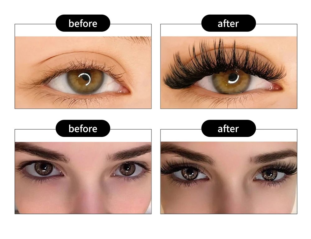 Abonnie Eyelashes Extension Silk Soft Professionals Individual Eyelash Extensions 16 Lines/Tray C/D Curl False Lashes Classic
