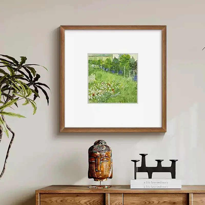 Customized Photo Frame French Vintage Living Room Background Picture Wall Art Artistic Square Photocard Holder Home Decorations