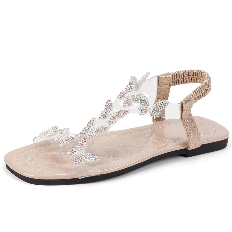 Women Summer Sandals Shoes Women Butterfly Ladies Shoes Elegant Women's Sandals Outdoor Flat Footwear Female Women Sandal