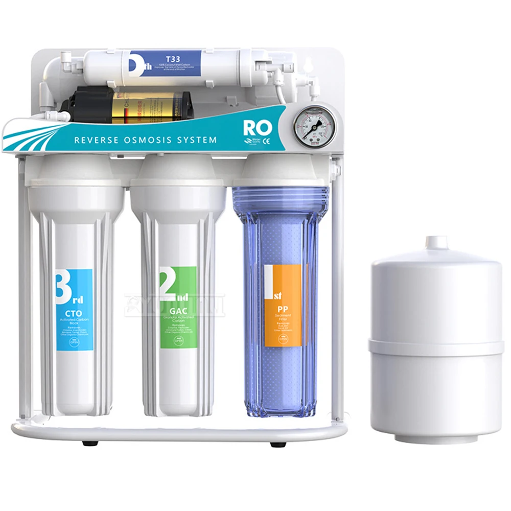 

Kitchen Direct Drinking Pure Water Machine 5-Stage RO Reverse Osmosis Water Purifier 100G