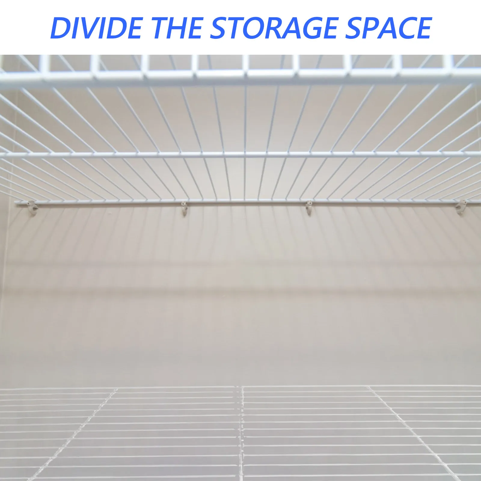 Deep Freezer Divider 45x17cm Heavy Duty Iron Partition Board for Refrigerator Chest Freezer Food Categorization Odor Prevention