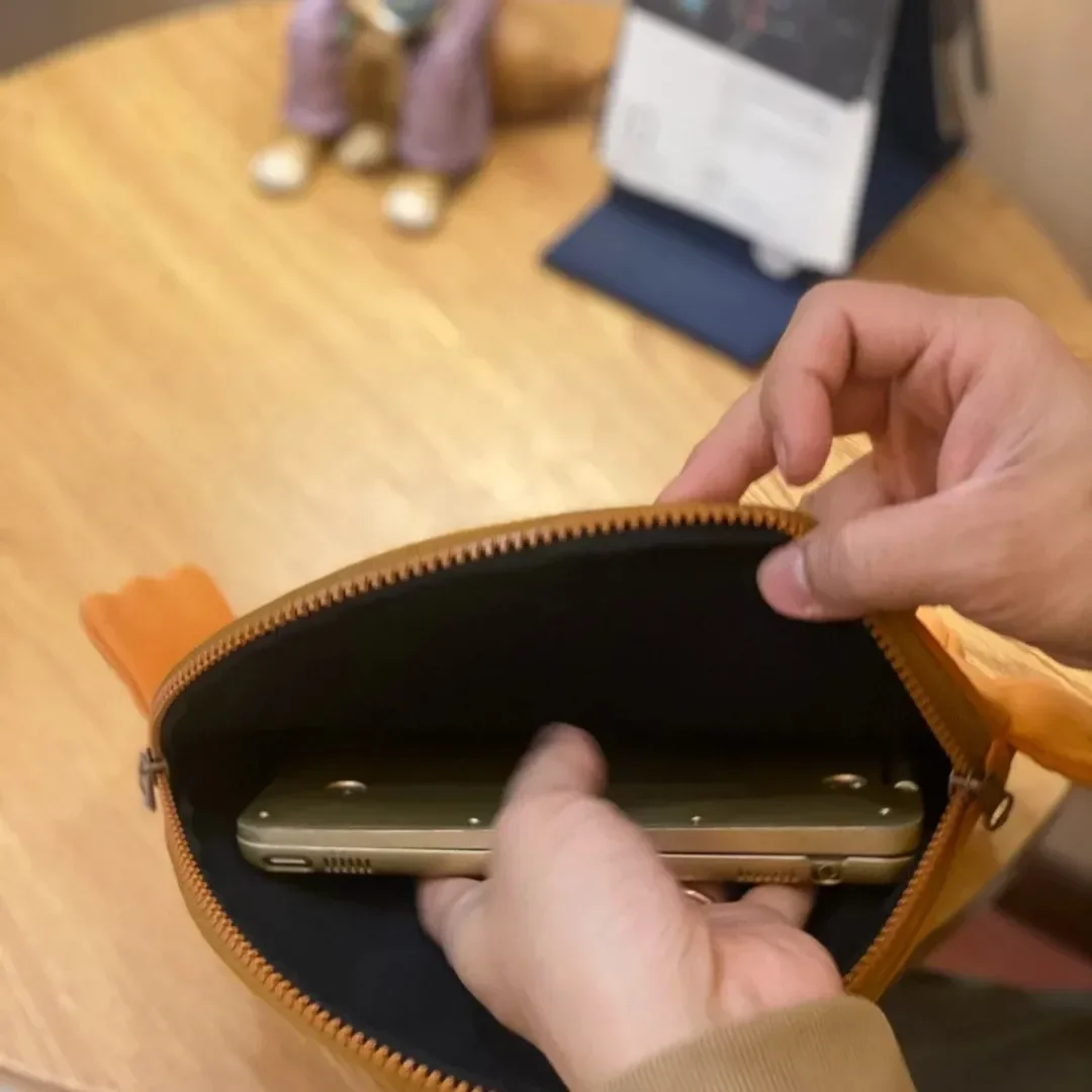 Korean Style 6-Inch Notebook Computer Bag for Girls Heart Pattern Protective Case Inner Bag for Apple Laptop iPad11 Storage