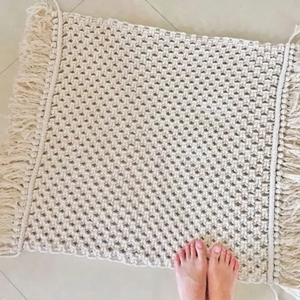 

50M Cotton Cord Natural Unbleached Rope for Macrame Plant Hangers Wall Hangings DIY Crafts Braiding Stringing Binding