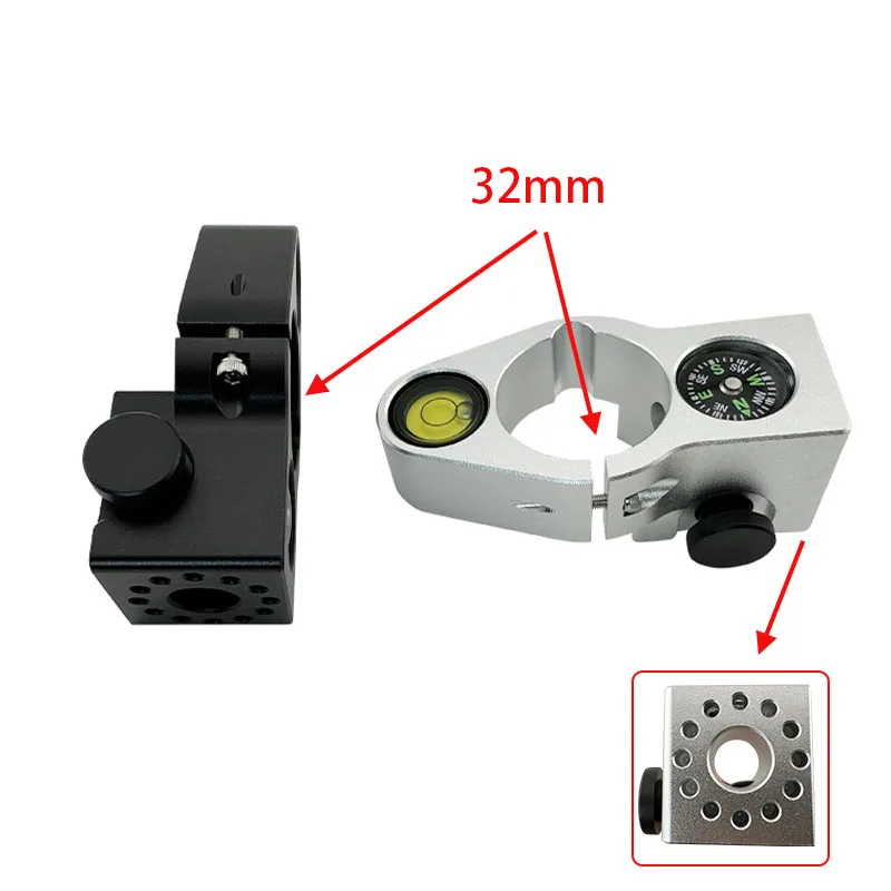 

New GNSS GPS CENTRING POLE ACCESSORIES CRADLE HOLDER FOR 32MM SURVEYING POLE AND LEVELING BLISTERS COMPASS DATA COLLECTOR