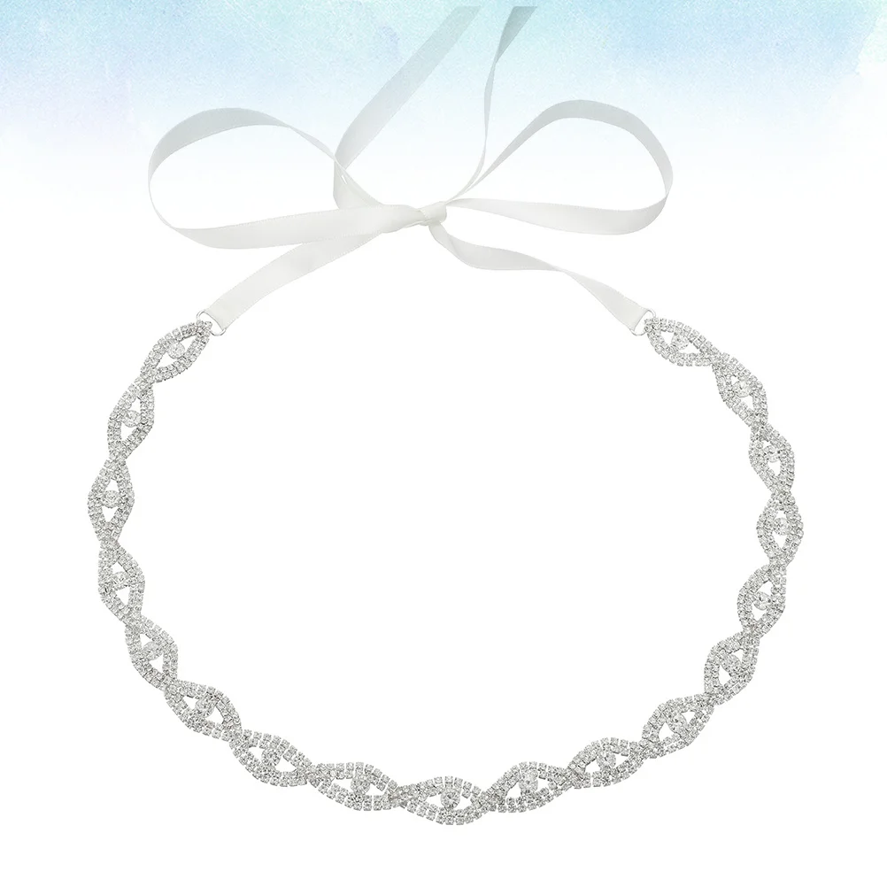 حزام الزفاف المنسوج المجوف، حزام الزفاف الكريستالي، فستان متقاطع أنيق، إكسسوار لوصيفة العروس، ديكور حفلات العروس #1
