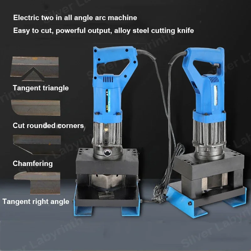 Electric Hydraulic Angle Steel Cutting Machine Electric Angle Steel Cutter Four In One Portable Angle Iron Quick Cutter