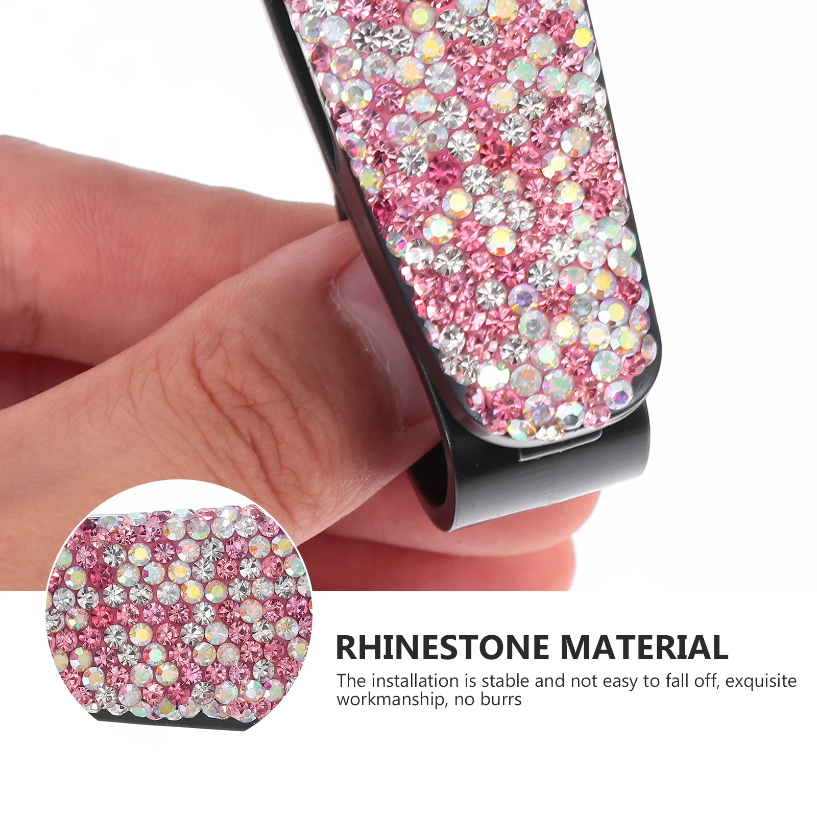 

2Pcs Car Sunglasses Clip Glasses Holder Car Visor Organizer Sunglasses Eyeglasses Hanger for Thick Frames Sun Visor Bill Holder