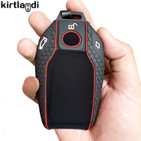 For BMW 5 7 Series G12 G11 G30 G32 G31 i8 I12 I15 G01 X3 G02 X4 G05 X5 G07 X7 M5X F20 silicone LED Display Car Key Case Cover