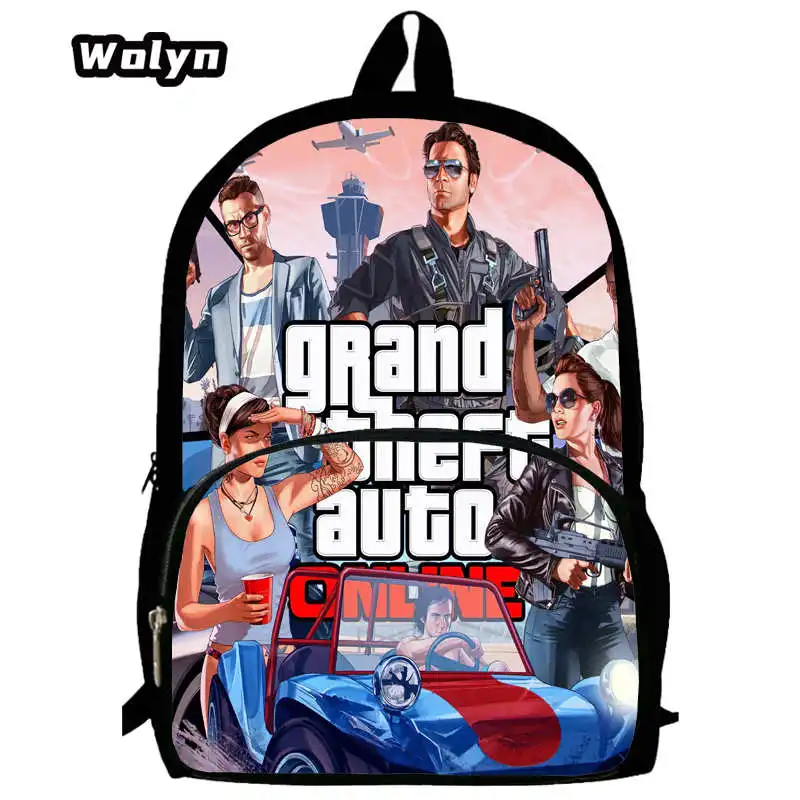 

Grand Anime Thelf Auto School Backpack for Grade 1-3, Cartoon Prints School Bags for Boys ,Large Capacity &Durable Bookbags