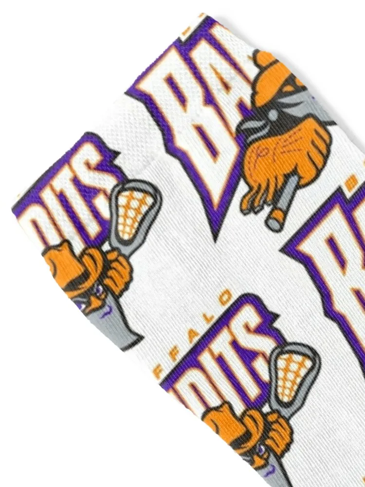 Buffalo Bandits Logo Design Meias crianças Meias felizes Luxo Mulher Meias Masculinas