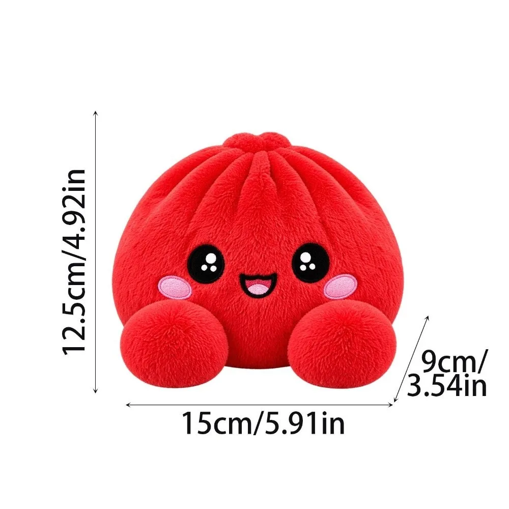 New Soft Christmas Dumpling Squishy Snowflake Pattern Squeezy Stress Relief Fidget Bowknot Decor