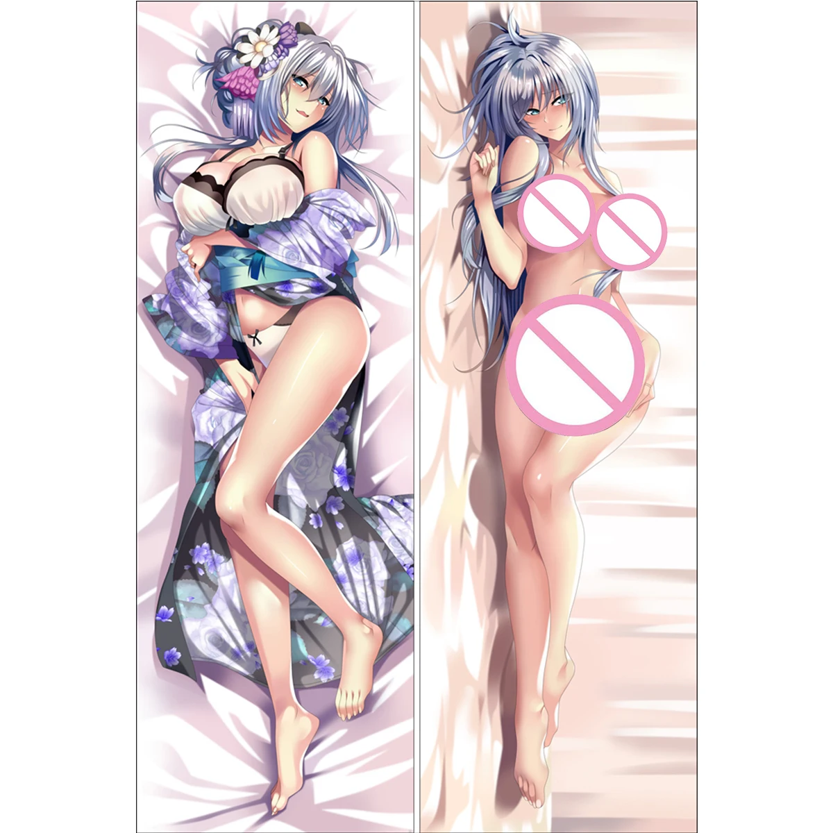 

Yukata Rinba Anime Girl Waifu Dakimakura Cover Aoiyukiko Little Devil Adult Otaku Long Life Size Hugging Equal Body Pillow Case