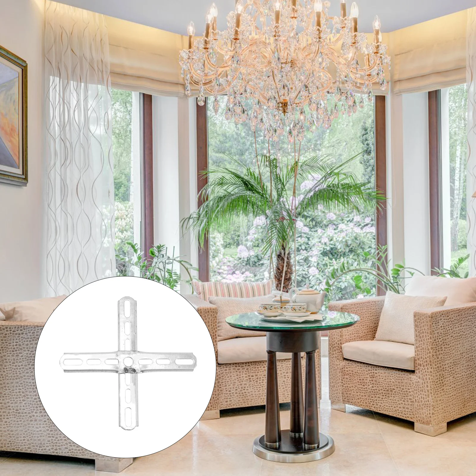 

4 pcs Light Fixture Mount Brackets Chandelier Mounting Bracket Iron Lamp Fittings Cross Lamp Fixture Parts For Ceiling Wall