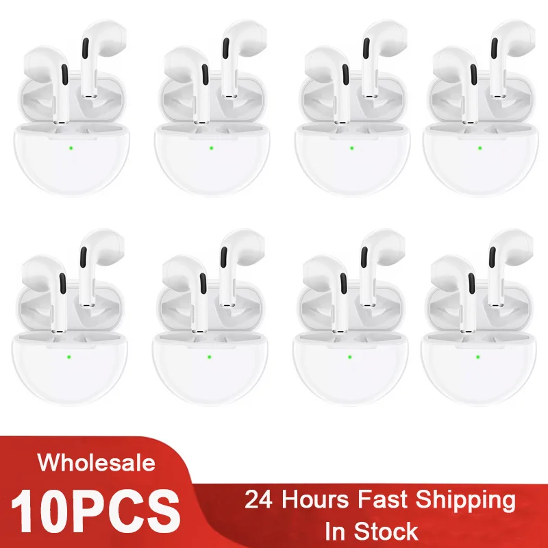 10Pcs/Lot TWS Wireless Bluetooth Headset 5.3 Headphone Mini Earphone with Mic Charging Box for Xiaomi iPhone Earbuds