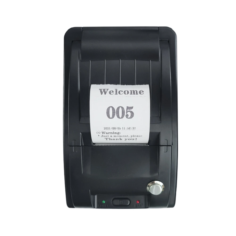 Impressora térmica para Wireless Queue Management System, Use