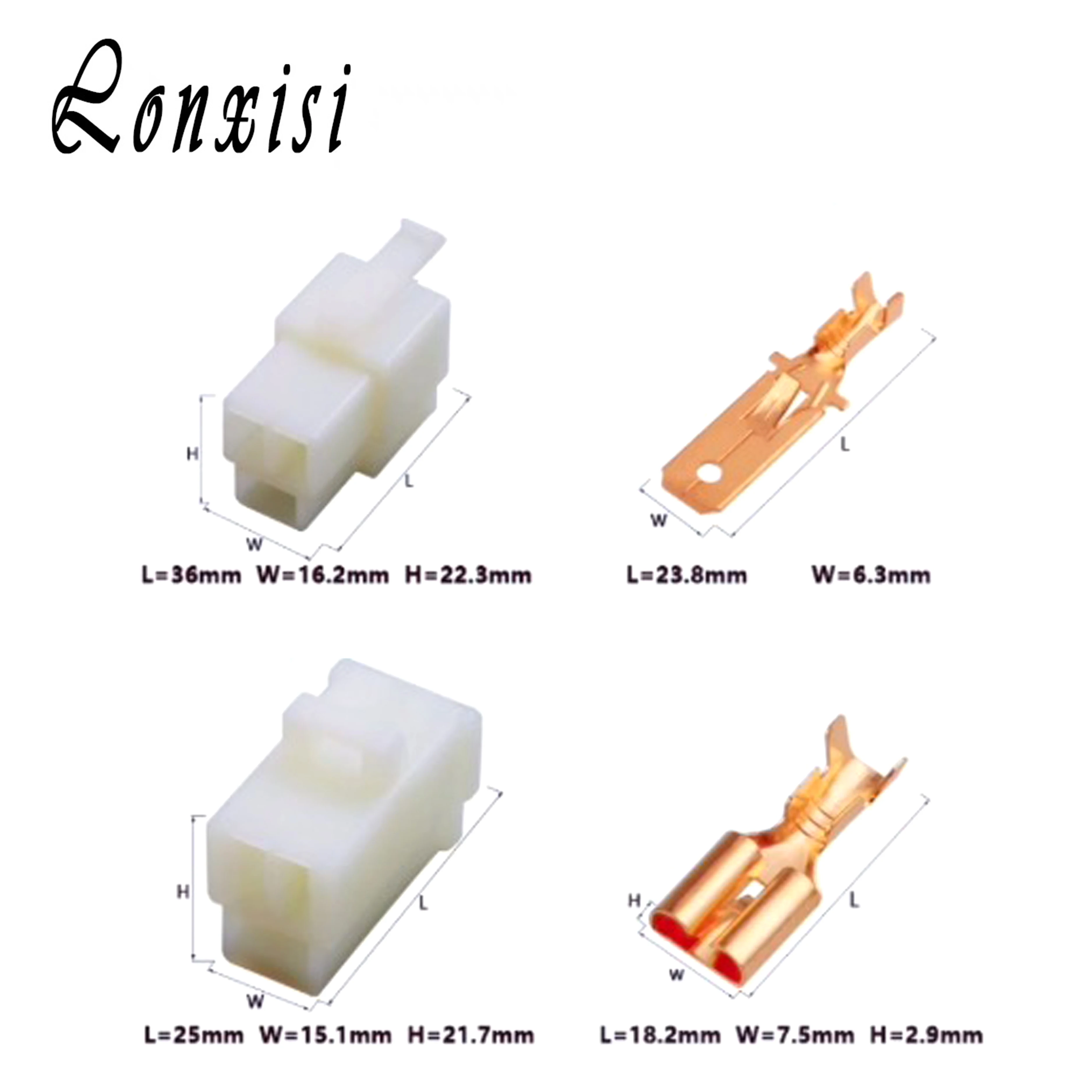 3 Pin 6120-2033 6110-4533 Car And Motorcycle Regulator Male Female Connector For Rectifier Charger Plug