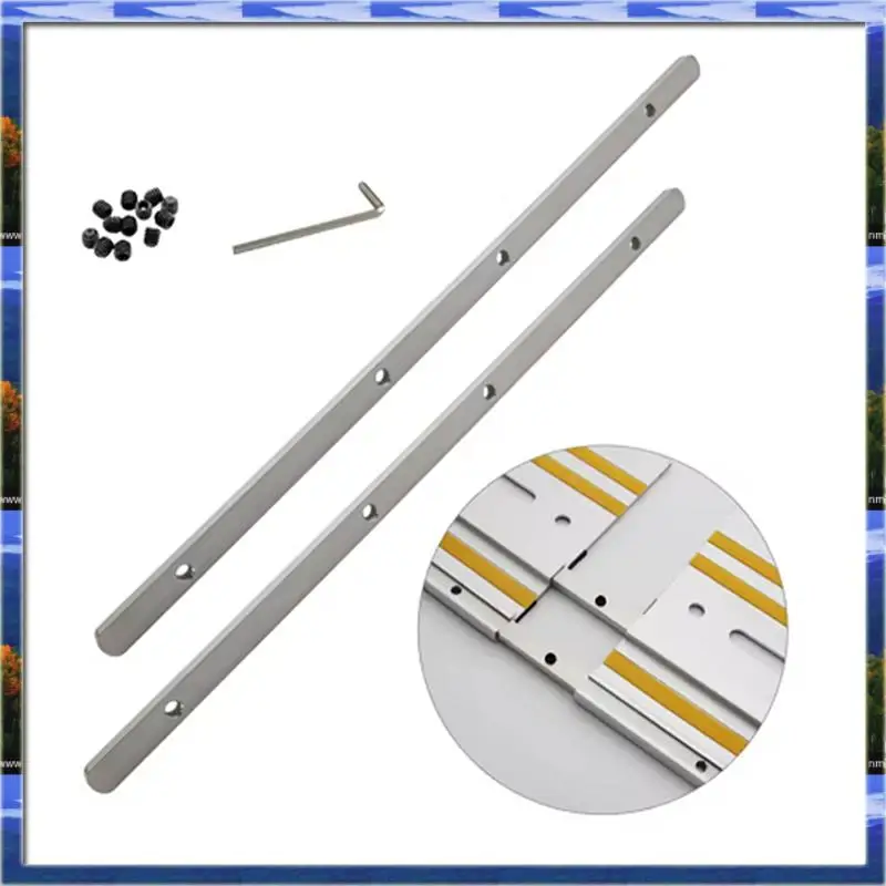 Kit de conector de riel guía LJL para sierra de pista Compatible con Festool, repuesto de placa de madera, conector de riel guía de corte