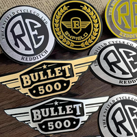 For Royal Enfield Metal Sticker Motorcycle Accessories Interceptor Continental GT Meteor Himalayan Hunter Bullet 650 500 411 350